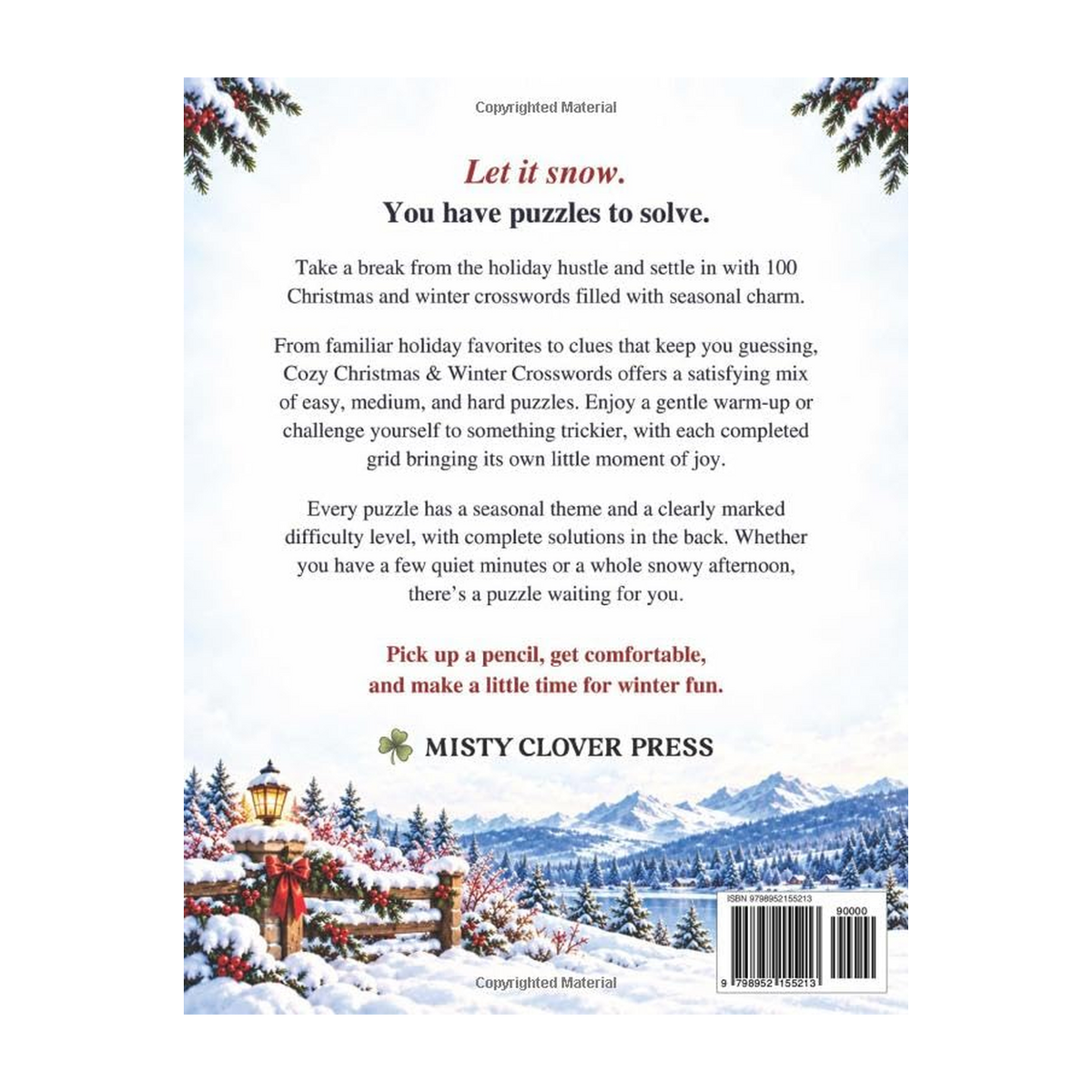 Cozy Christmas & Winter - Crossword Puzzles