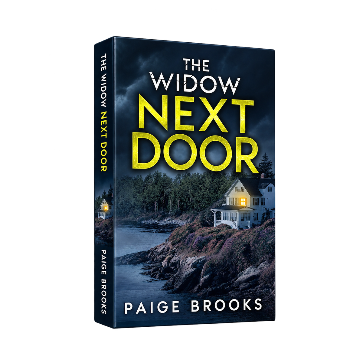 The Widow Next Door by Paige Brooks paperback
